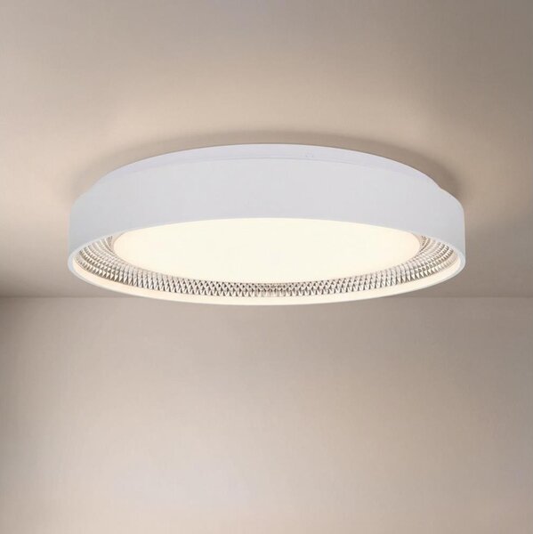 Brilagi - LED димируема таванна лампа WALDO LED/48W/230V диаметър 40 см бяло/сребристо+дистанционно