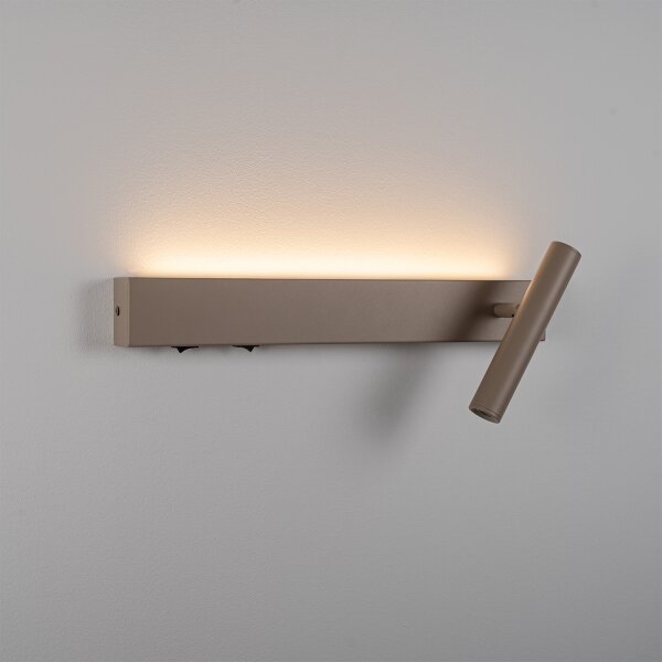 BRILAGI - LED стенен насочващ осветител ARLIX LED/3W/230V + LED/7W бежово CRI 90