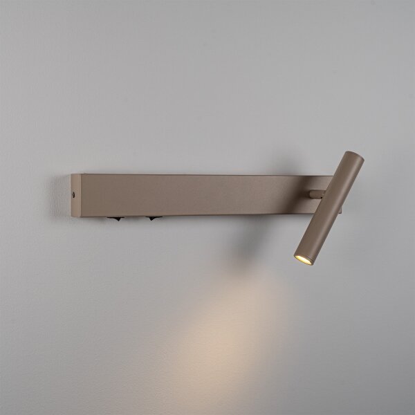 BRILAGI - LED стенен насочващ осветител ARLIX LED/3W/230V + LED/7W бежово CRI 90
