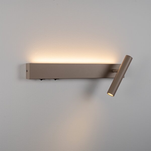 BRILAGI - LED стенен насочващ осветител ARLIX LED/3W/230V + LED/7W бежово CRI 90