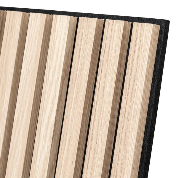 Акустичен декоративен стенен панел atmosphera Colva, MDF, 120x60 cm - Натурален