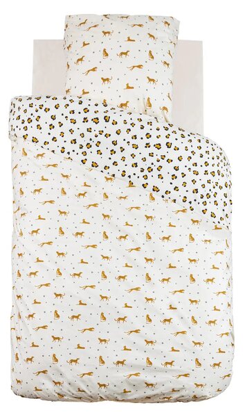 Детско двулицево спално бельо atmosphera Leopard, 140x200 cm, Памук