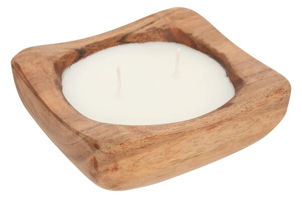 Ароматна свещ atmosphera Paola, Scented, Wooden Pot, 150 g