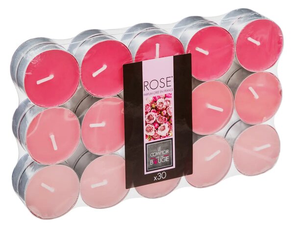 Комплект ароматни чаени свещи atmosphera Nina, 30 бр - Coconut