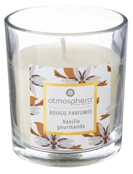 Ароматна свещ atmosphera Neda, Стъкло, 110 g - Gourmet Vanilla
