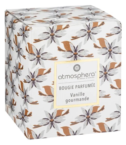 Ароматна свещ atmosphera Neda, Стъкло, 110 g - Gourmet Vanilla