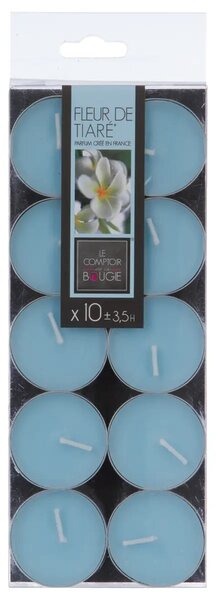 Комплект ароматни чаени свещи atmosphera Nina, 10 бр - Coconut