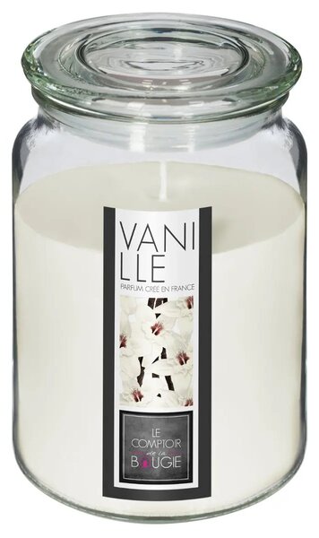 Ароматна свещ atmosphera Nina, Стъкло с капак, 510 g - Vanilla