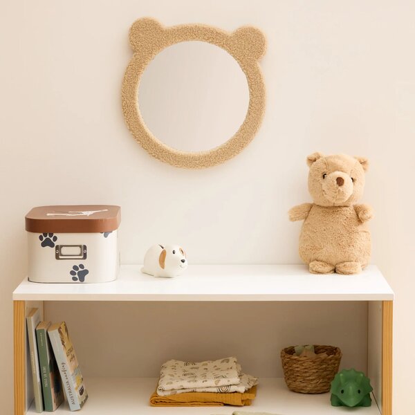 Детско огледало atmosphera Bear , 33 cm, Букле