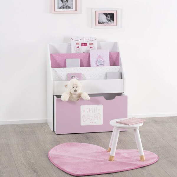 Детска библиотека atmosphera Bazar, MDF, 70 cm - Сив