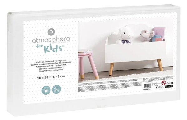 Детски скрин за съхранение atmosphera Cloud MDF - Бял