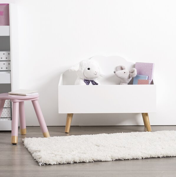 Детски скрин за съхранение atmosphera Cloud MDF - Бял