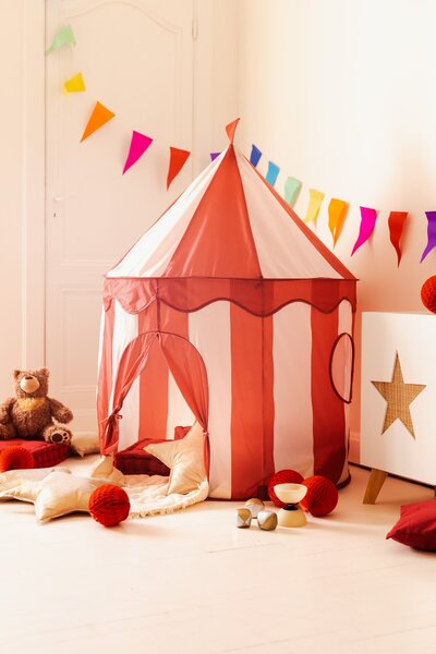 Детска палатка atmosphera Circus, 100 cm - Червен