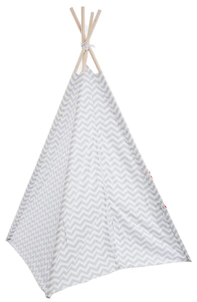 Детска палатка atmosphera Teepee, 120x120x160 cm - Сив
