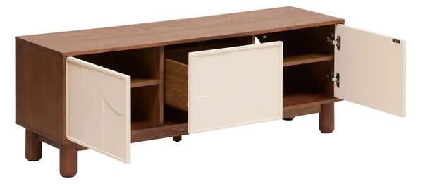 ТВ шкаф atmosphera Jilani, 2 врати и 1 чекмедже, 140x40x50 cm, MDF