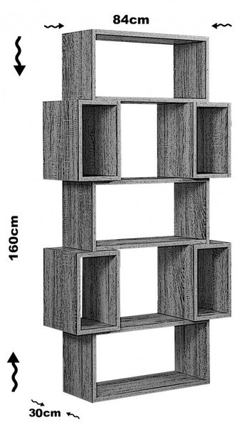 Библиотека Box с блестящо бяло