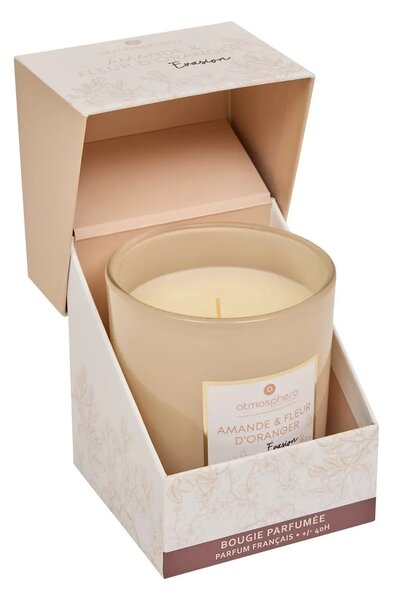 Ароматна свещ atmosphera Mael, Стъкло, 190 g - Orange Blossom