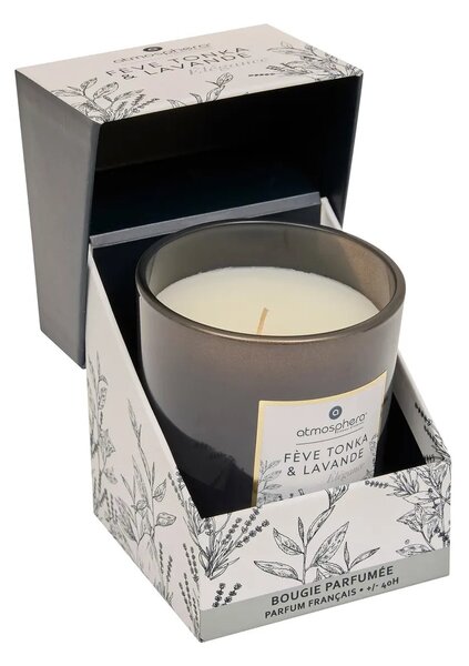 Ароматна свещ atmosphera Mael, Стъкло, 190 g - Tonka Bean & Lavender