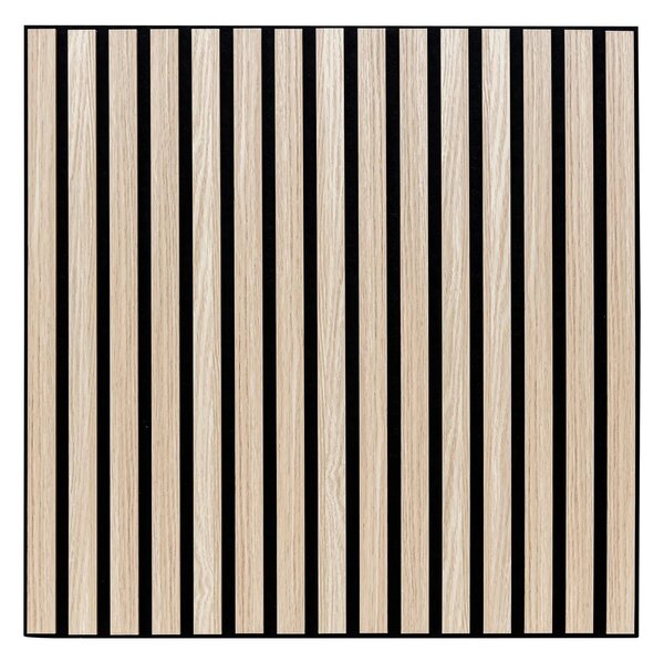Акустичен декоративен стенен панел atmosphera Colva, MDF, 60x60 cm - Тъмно дърво