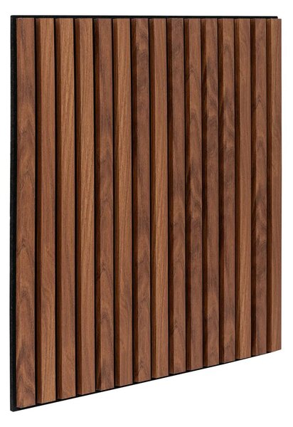Акустичен декоративен стенен панел atmosphera Colva, MDF, 60x60 cm - Тъмно дърво