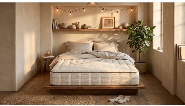 Двустранен матрак от твърда/средно твърда пяна, 90 x 200 cm Cashmere Premier - Moonia