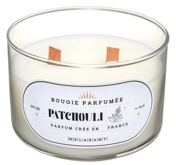 Ароматна свещ atmosphera Snow, Стъкло, 470 g - Ambre