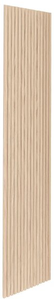 Декоративен aкустичен стенен панел Colva, 240x60 cm, MDF - Черно дърво