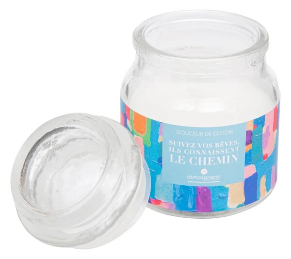 Ароматна свещ atmosphera Jomy, Стъкло, 65 g - Cotton