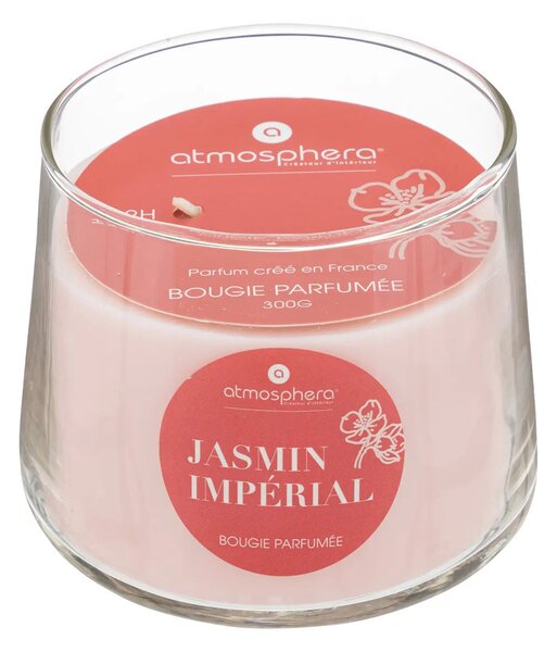 Ароматна свещ atmosphera Izor, Стъкло, 300 g - Jasmine
