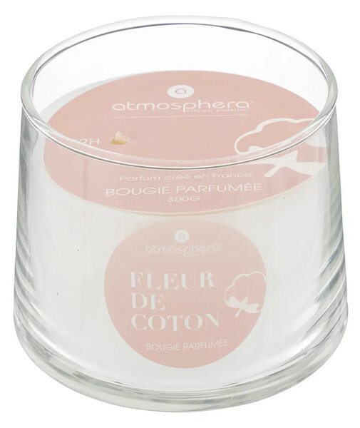 Ароматна свещ atmosphera Izor, Стъкло, 300 g - Jasmine