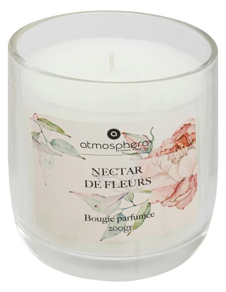 Ароматна свещ atmosphera Oudy, Стъкло, 200 g - Soft Linen