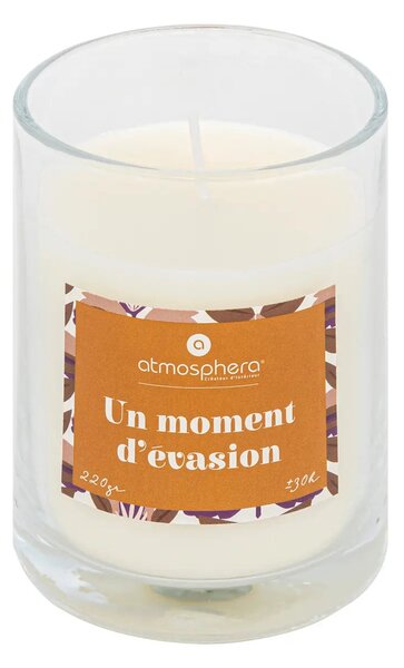 Ароматна свещ atmosphera Mily, Стъкло, 220 g - Coconut