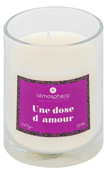 Ароматна свещ atmosphera Mily, Стъкло, 220 g - Coconut