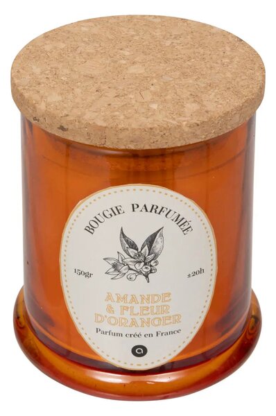 Ароматна свещ atmosphera Hapo, Стъкло, 150 g - Jasmine