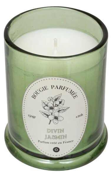 Ароматна свещ atmosphera Hapo, Стъкло, 150 g - Jasmine