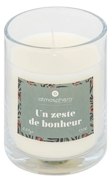 Ароматна свещ atmosphera Mily, Стъкло, 220 g - Coconut