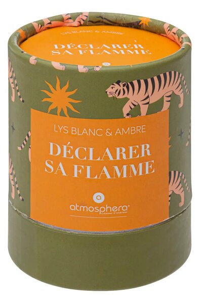 Ароматна свещ atmosphera Jomy, Стъкло, 200 g - Magnolia