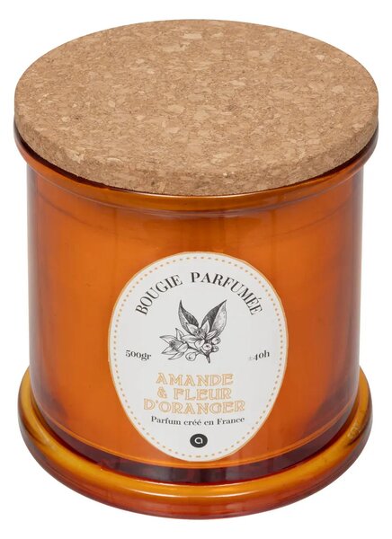 Ароматна свещ atmosphera Hapo, Стъкло, 500 g - Almond