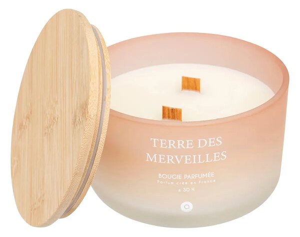 Ароматна свещ atmosphera Sana, Стъкло, 420 g - Terre de Feu