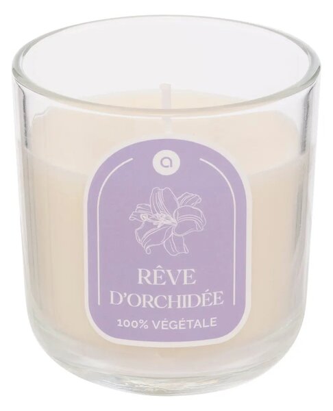 Ароматна свещ atmosphera Floa, Стъкло, 115 g - Orchid