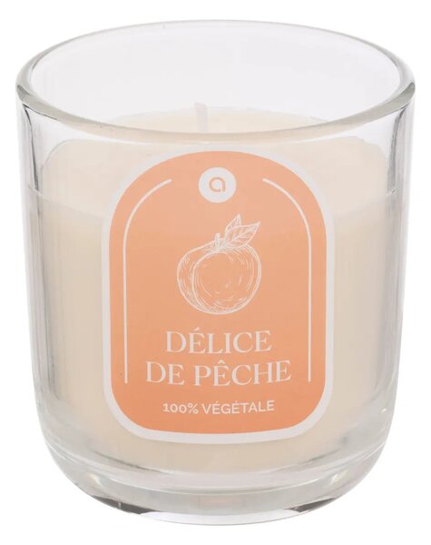 Ароматна свещ atmosphera Floa, Стъкло, 210 g - Peach