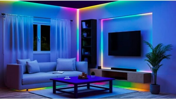WiZ - Димируема RGBIC LED лента 4 м, 10,2 W/5 V, 2700-6500K, Wi-Fi