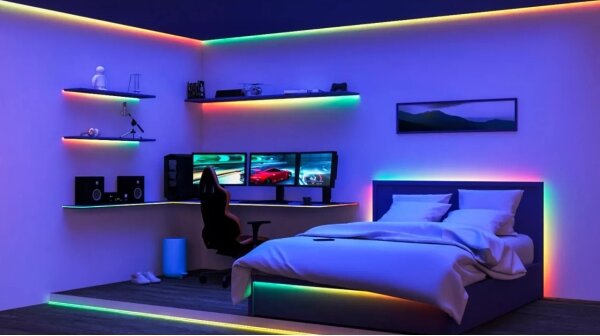 WiZ - Димируема RGBIC LED лента 4 м, 10,2 W/5 V, 2700-6500K, Wi-Fi