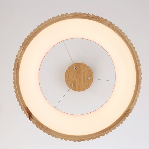 Brilagi - LED полилей на кабел FALCON WOOD MODERN LED/30W/230V, Ø 45 см, дърво