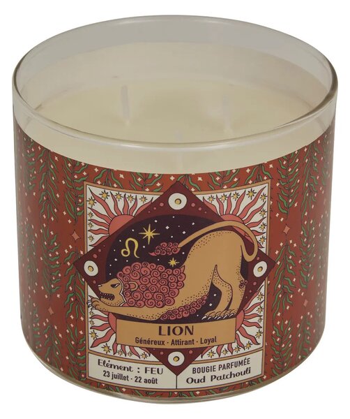 Ароматна свещ atmosphera Astro, Стъкло, 396 g - Libra