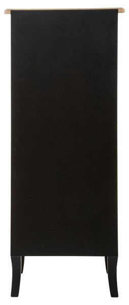 Скрин atmosphera Chrysa, 5 чекмеджета, MDF, 45x30x113 cm - Бял