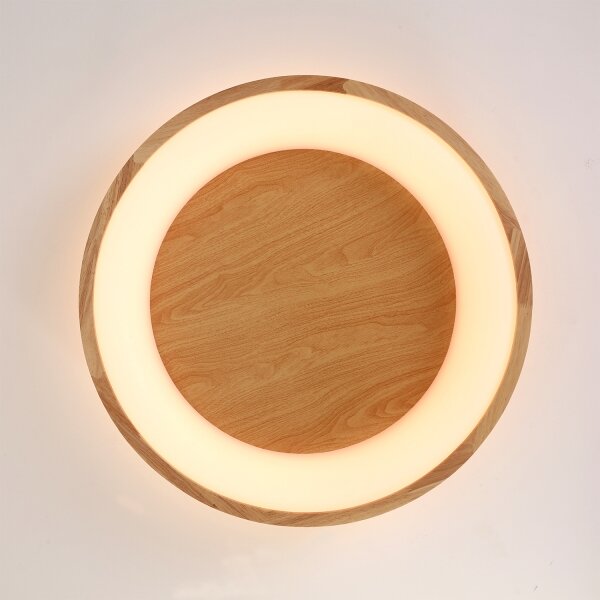 Brilagi-LED Таванно осветително тяло FALCON WOOD LED/40W/230V 3000/4000/6000K 60 см дърво