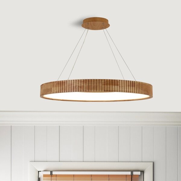Brilagi - LED полилей на кабел FALCON WOOD MODERN LED/60W/230V пр. 80 см дърво