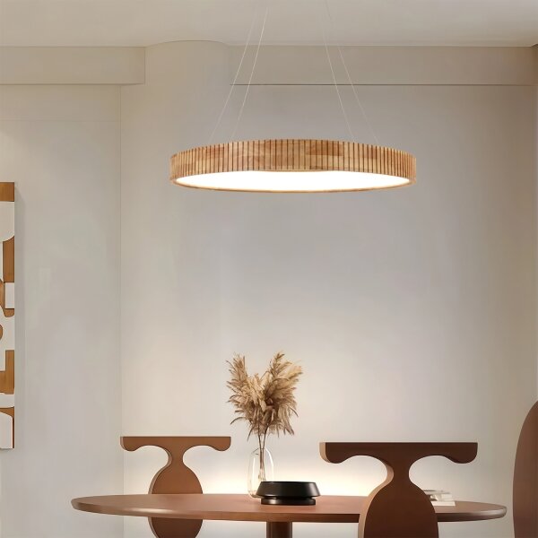 Brilagi - LED полилей на кабел FALCON WOOD MODERN LED/60W/230V пр. 80 см дърво