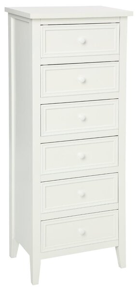 Скрин atmosphera Charm, 6 чекмеджета, MDF, 45x35x113 cm - Сив